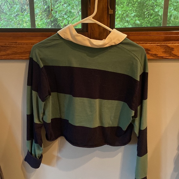 american eagle long sleeve cropped t shirt - Picture 3 of 3